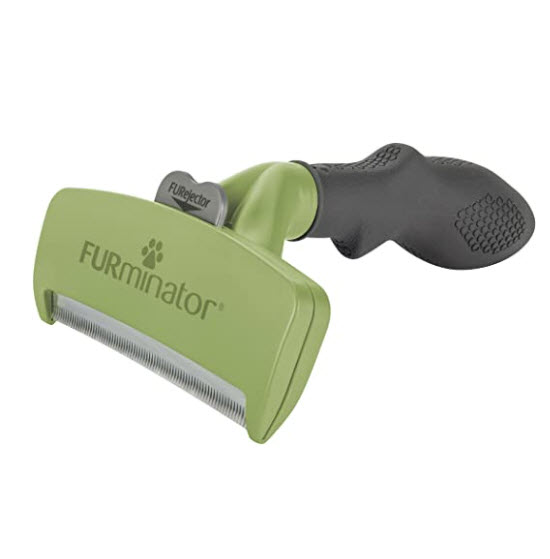 Furminator for grooming your rescue dog