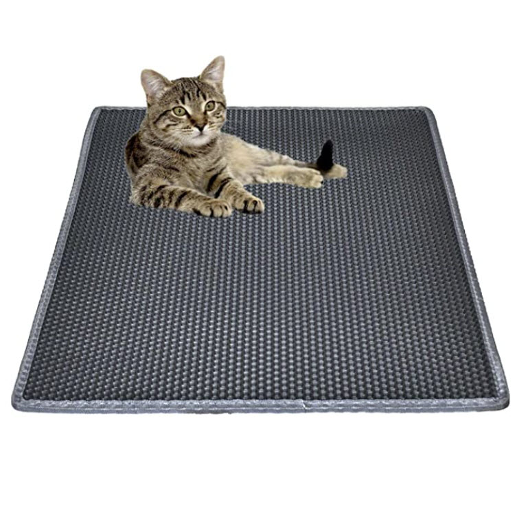 Litter mat to keep litter box clean