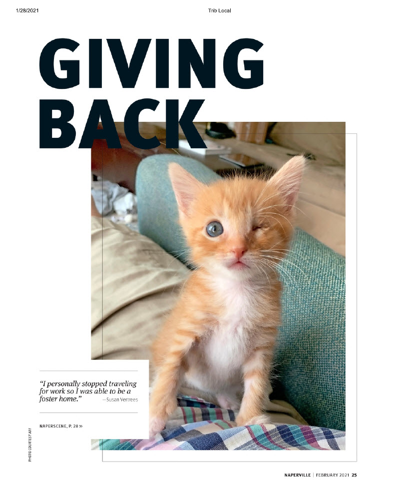 Giving Back - Naperville Magazine February 2021